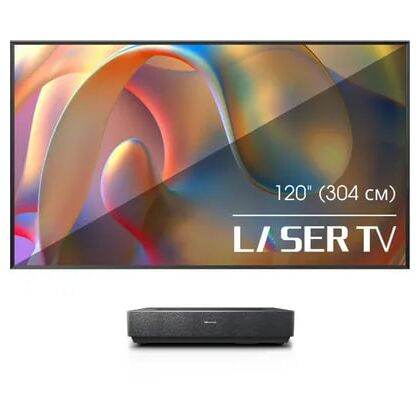 Телевизор 120" HISENSE 120L5H Smart TV, 4K Ultra HD, 60 Гц, T/ T2/ C/ S/ S2, HDMI х3, USB х2, звук 2х20 Вт, серебристый