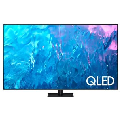 Телевизор 55" Samsung QE55Q70CAUXRU QLED, Smart TV, 4K Ultra HD, 100 Гц, T/ T2/ C/ S/ S2, HDMI х4, USB х2, звук 2х10 Вт, серый
