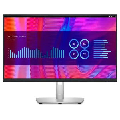 Монитор 24" Dell P2423DE черно-серебристый (IPS, 2560х1440, 60 Гц, 5 ms, 300 cd/ m2, 1000:1, DPх2, HDMIх1)