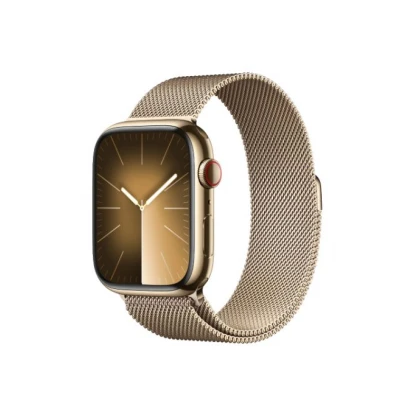 Умные часы Apple Watch S9 45 mm Золотой  Milanese Loop