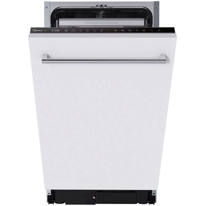 Посудомоечная машина встраиваемая Midea MID45S720i белая (узкая , вместимость - 10 комплектов, расход воды - 8 л)