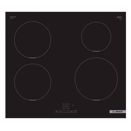 Индукционная варочная панель Bosch PUE611BB5E черный (конфорок -  4 шт, панель - стеклокерамика)