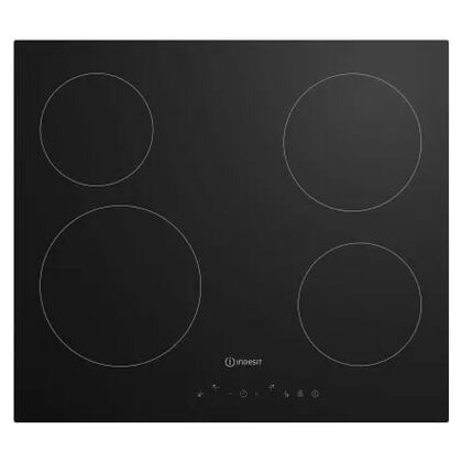 Электрическая варочная панель Indesit IRT 160 черный (конфорок - 4 шт, панель - стеклокерамика, 58х51 см)