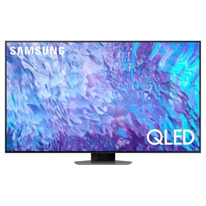 Телевизор 65" Samsung QE65Q80CAUXRU QLED, Smart TV, 4K Ultra HD, 100 Гц, T2/ C/ S2, HDMI х4, USB х2,  чёрный