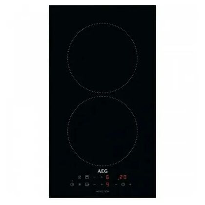 Электрическая варочная панель AEG IPE84531FB черный (конфорок - 2 шт, панель - стеклокерамика, 29х52 см)