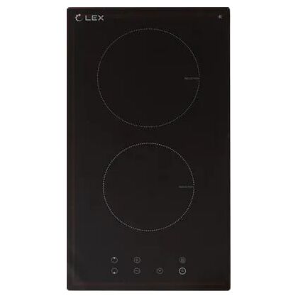 Индукционная варочная панель Lex EVI 320 черный (конфорок - 2 шт, панель - стеклокерамика, 52х28,8 см)