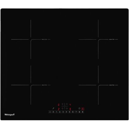 Индукционная варочная панель Weissgauff HI 640 BSC черный (конфорок - 4 шт, панель - стеклокерамика)