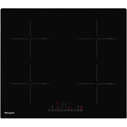 Индукционная варочная панель Weissgauff HI 640 BSC черный (конфорок - 4 шт, панель - стеклокерамика)