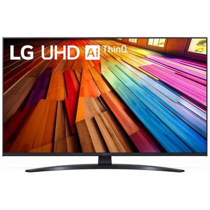 Телевизор 43" LG 43UT81006LA.ARUB LED, Smart TV, 4K Ultra HD, 60 Гц, T/ T2/ C/ S2,  чёрный