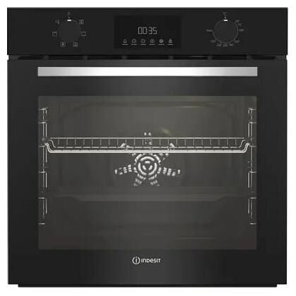 Электрический духовой шкаф Indesit IFE 3644 BL черный (объем - 72 л, t -280°)