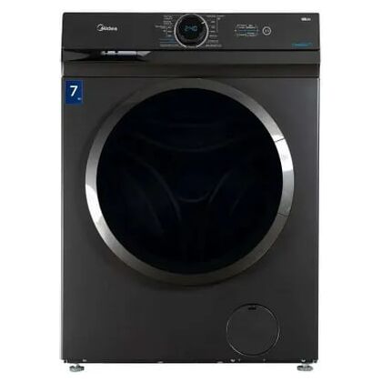 Стиральная машина фронтальная Midea MF100W70/ S-RU черный, 7 кг, глубина - 40 см, отжим - 1200 об/ мин