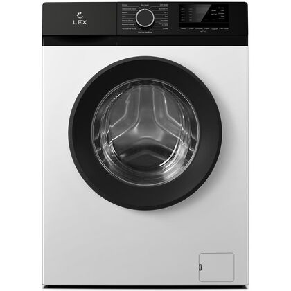 Стиральная машина фронтальная (с паром) Lex LWM10012WBLID белый, 10 кг, инвертор - да, глубина - 59 см, отжим - 1200 об/ мин