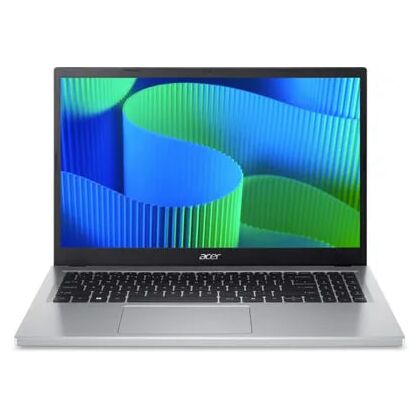 Ноутбук Acer 15,6"/ Intel N100 (0.8 GHz до 3.4 GHz)/ 8Гб/ SSD 256Гб/ Intel UHD Graphics (1920x1080) IPS/ No ODD/ Без ОС/ Серебристый EX215-34-C2LD (NX.EHTCD.