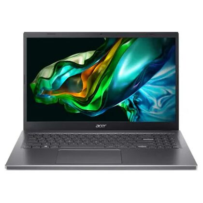 Ноутбук Acer 15,6"/ Intel i7-1355U (1.7GHz до 5.0GHz)/ 16Гб/ SSD 512Гб/ Intel Iris Xe Graphics (1920x1080) IPS/ No ODD/ Без ОС/ Серый A515-58P (NX.KHJER.00B)