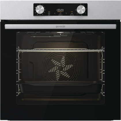 Электрический духовой шкаф Gorenje BO6735E02XK серебристый (объем - 77 л, t -300°)
