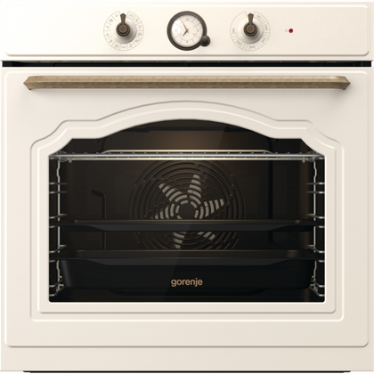 Электрический духовой шкаф Gorenje BOS67371CLI бежевый (объем - 77 л, t -300°)