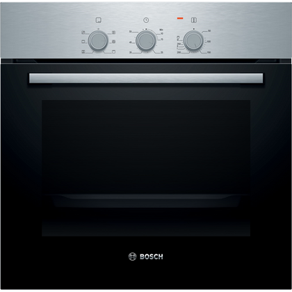Электрический духовой шкаф Bosch HBF011BR0Q серебристый (объем - 66 л, t -275°)