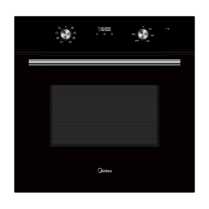 Электрический духовой шкаф Midea MO57103GB черный (объем - 70 л, t -250°)