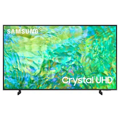 Телевизор 75" Samsung UE75CU8000UXRU LED, Smart TV, 4K Ultra HD, 60 Гц, HDMI х3, USB х1,  чёрный