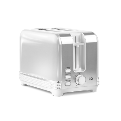 Тостер BQ T1000 белый (1000 Вт, количество обжаривания - 7)