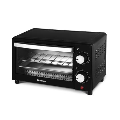 Мини-печь с грилем Blackton EO1001W черный (1000 Вт, объем - 9 л, управление: механическое)