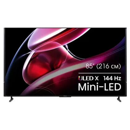 Телевизор 85" HISENSE 85UXKQ MiniLED, Smart TV, 4K Ultra HD, 120 Гц, T/ T2/ C/ S/ S2, HDMI х4, USB х2,  темно серый