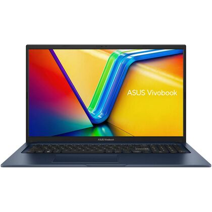 Ноутбук Asus 17,3"/ Intel i5-1235U (1.3GHz до 4.4GHz)/ 16Гб/ SSD 512Гб/ Intel Iris Xe Graphics (1920x1080) IPS/ No ODD/ Без ОС/ Синий X1704ZA-AU343 (90NB10F2