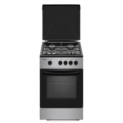 Плита газовая Kraft KF-FSK5301GS серый (конфорок - 4, духовка газовая, сталь)
