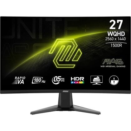 Монитор 27" MSI 27CQ6F черный (VA, 2560х1440, 300 Гц, 1 ms, 300 cd/ m2, 1000:1, HDMIх2)