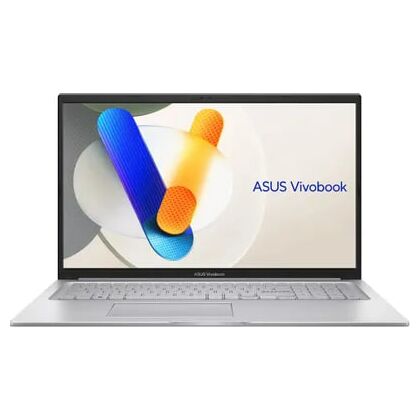 Ноутбук Asus 17,3"/ Intel i5-1335U (1.3GHz до 4.6GHz)/ 16Гб/ SSD 1Тб/ Intel Iris Xe Graphics (1920x1080) IPS/ No ODD/ Без ОС/ Серебристый X1704VA-AU397 (90NB