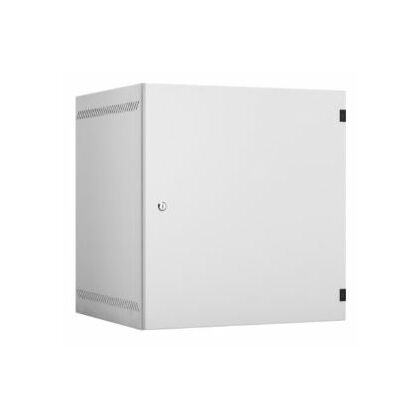Шкаф настенный телекоммуникационный 19" 12U, Ш540*В573*Г500, передняя дверь - металл, серый (EC-WA-125450-W-M-GY)