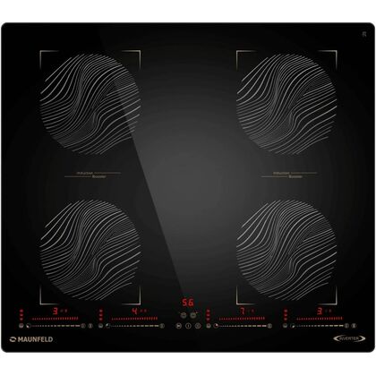 Индукционная варочная панель Maunfeld CVI594SB2BKF черный (конфорок - 4 шт, панель - стеклокерамика, 59x52 см)