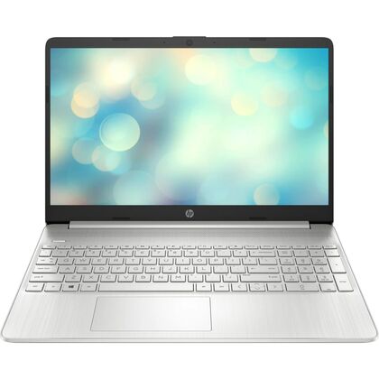 Ноутбук HP 15,6"/ Intel i3-1215U (1.2GHz до 4.4GHz)/ 8Гб/ SSD 256Гб/ Intel UHD Graphics (1920x1080) No ODD/ Windows 11/ Серебристый 15s-fq5340tu (9R168PA)