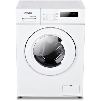 Стиральная машина фронт. Hyundai WME6003 белый, 6 кг, дисплей -да, глубина - 41 см, отжим - 1000 об/ мин