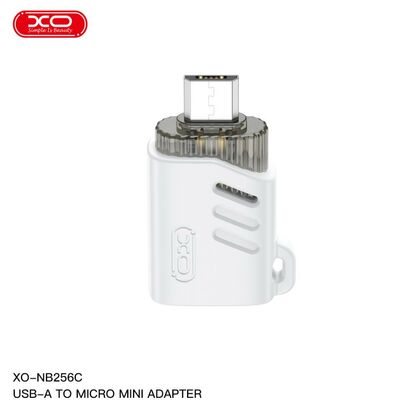 Кабель USB -XO- NB256C (OTGmicro, 0.1м, белый)