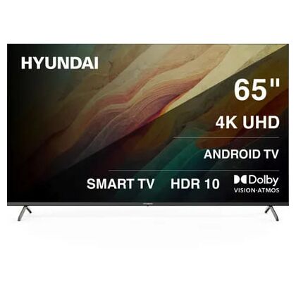 Телевизор 65" Hyundai H-LED65BU7009 Smart TV, 4K Ultra HD, 60 Гц, HDMI х3, USB х2, чёрный