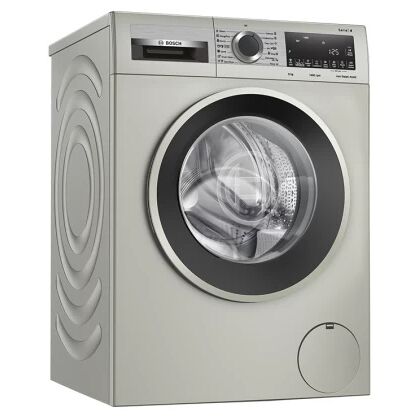 Стиральная машина фронт. Bosch WGA2440XME серебристый, 9 кг, дисплей -да, отжим - 1200 об/ мин