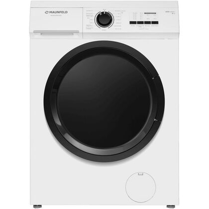 Стиральная машина фронт. Maunfeld MFWM106WH052 белый, 6 кг, дисплей -да, глубина - 46.8 см, отжим - 1000 об/ мин