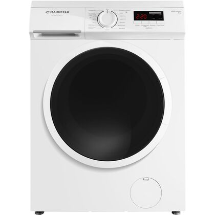 Стиральная машина фронт. Maunfeld MFWM127WH05 белый, 7 кг, дисплей -да, глубина - 59,5 см, отжим - 1200 об/ мин