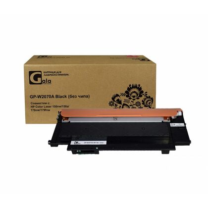 Картридж HP CLJ W2070A (№117A) Black GalaPrint 1000стр. (150nw/ 150a/ 178nw/ 179fnw) без чипа