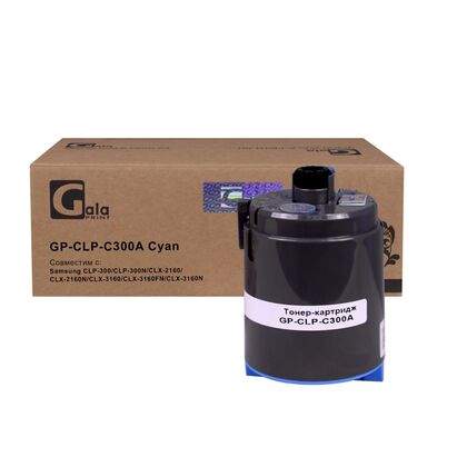 Картридж Samsung CLP-300 Cyan GalaPrint 1000стр. (CLP-300/ CLP-300N/ CLX-2160/ CLX-2160N/ CLX-3160/ CLX-3160FN/ CLX-3160N)