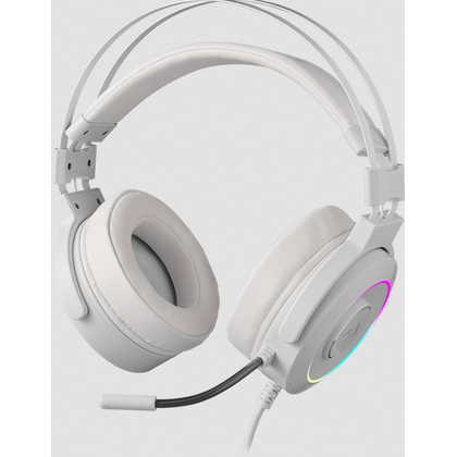 Проводные наушники Redragon Lamia 2, USB, микрофон, полноразмерные, белый (77885)