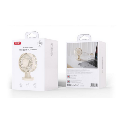Вентилятор XO MF82 Desktop USB Dual Blade Fan  Beige