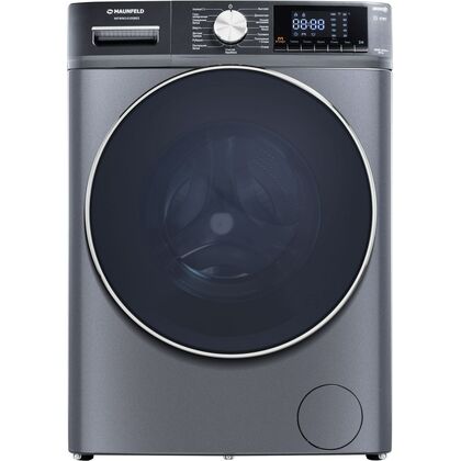 Стиральная машина фронт. Maunfeld MFWM1410SB02 темно-серебристый, 10 кг, инвертор, дисплей -да, глубина - 50 см, отжим - 1400 об/ мин