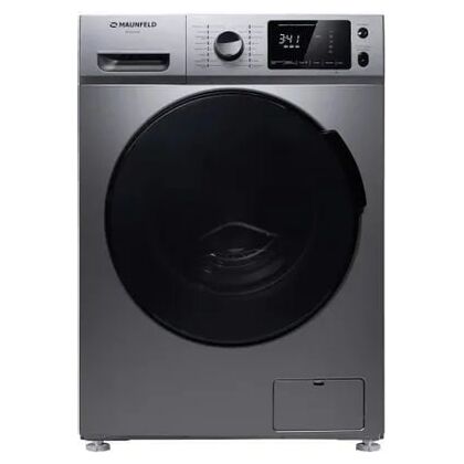 Стиральная машина фронт./ с паром Maunfeld MFWM149S серебристый, 9 кг, инвертор, дисплей -да, глубина - 62 см, отжим - 1400 об/ мин