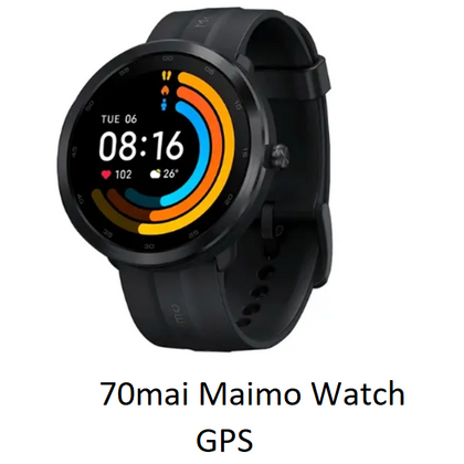 Умные часы Xiaomi 70mai Maimo Watch R WT2001 GPS ,Черный силиконовый, 280 mAh,