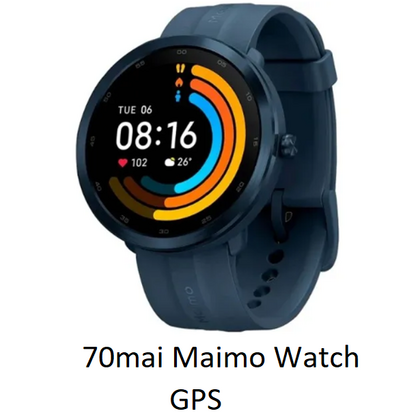 Умные часы Xiaomi 70mai Maimo Watch R WT2001 GPS ,Синий силиконовый, 280 mAh,