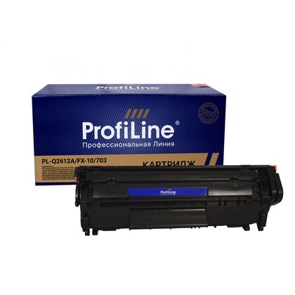 Картридж HP LJ Q2612A/ FX-10/ 703 ProfiLine 2000стр. (1010/ 1018/ 1020/ 1022/ MF4018/ MF4120/ MF4140/ MF4320/ MF4330/ MF4350/ MF4370/ MF4380/ LBP2900/ LBP3000)