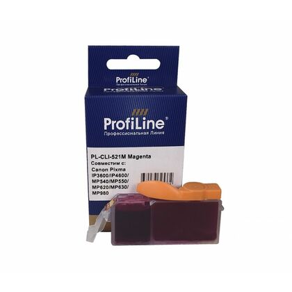 Картридж Canon CLI-521M Magenta ProfiLine (IP3600/ IP4600/ MP540/ MP550/ MP620/ MP630/ MP980)