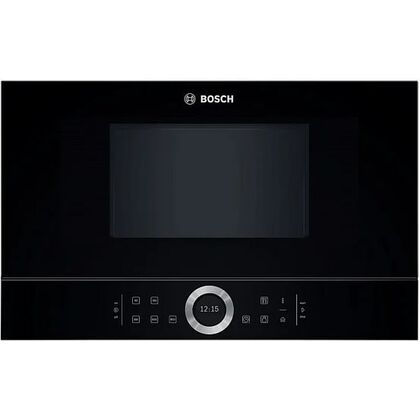 Микроволновая печь встраиваемая Bosch BFL634GB1 черный (21 л, мощность - 900 Вт, электронное)